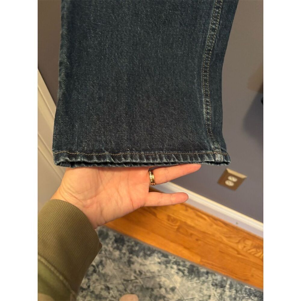Arizona Men's Relaxed Straight Jeans Blue Size 36x34 - Picture 6 of 10